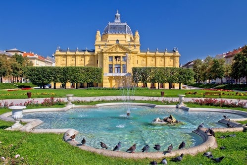 Zagreb Park Fountain
