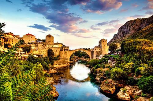 Mostar Bridge, Bosnia and Herzegovnia