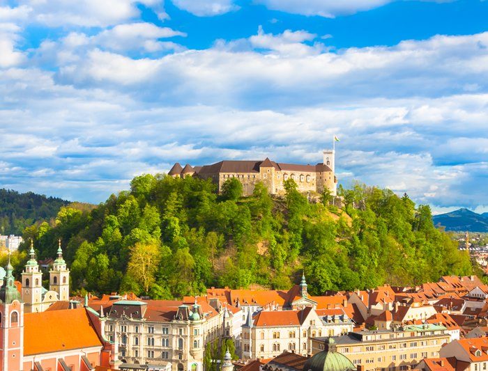 Panorama of Ljubljana, Slovenia