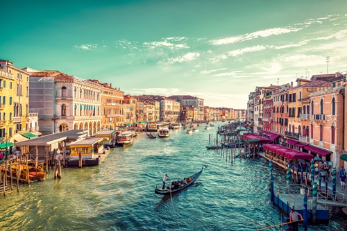 Venice's Grand Canal, Italy