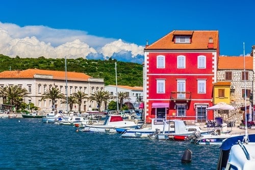 Adriatic coast island Hvar