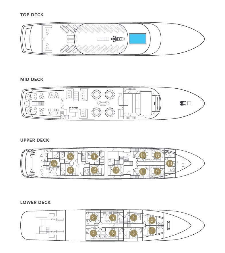 Adris Deck Plan