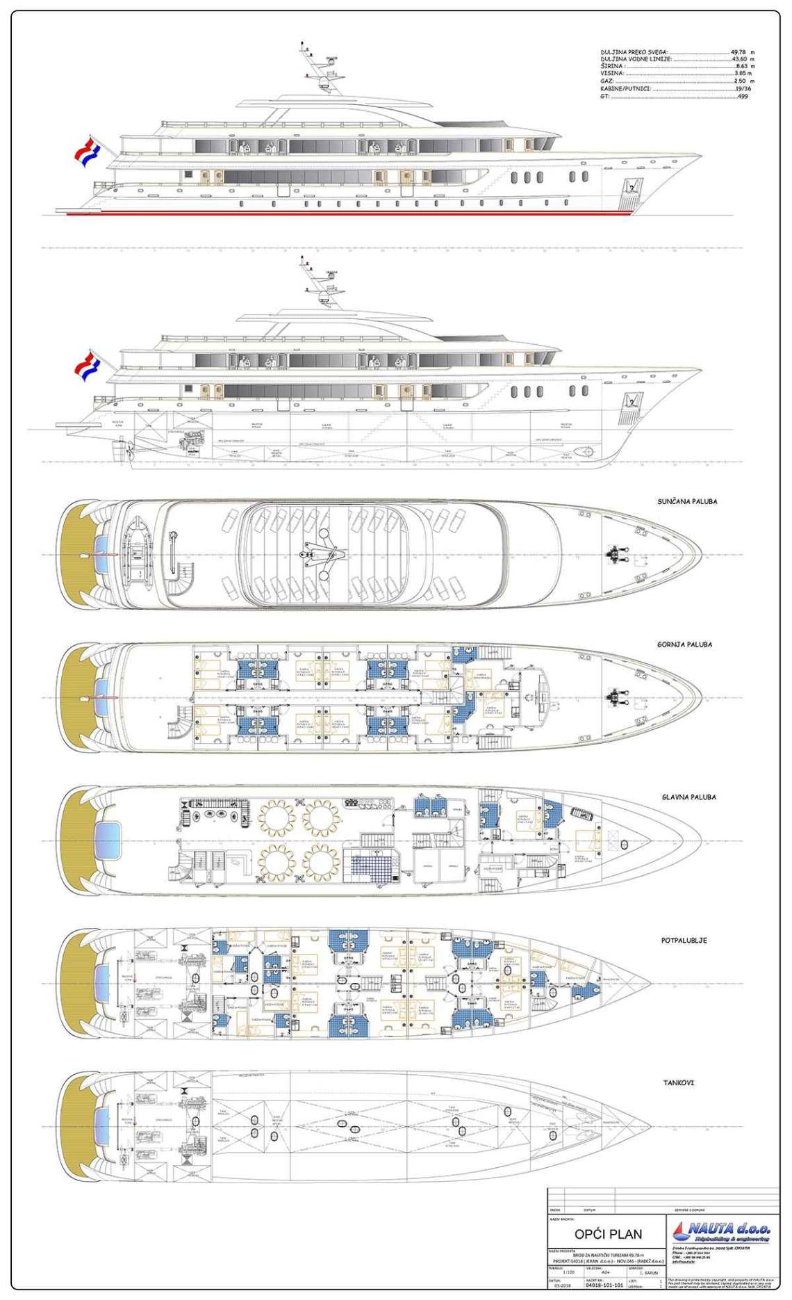 Aurelia Deck Plan