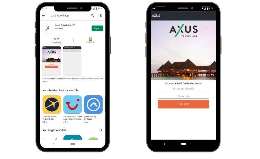 Axus Travel App