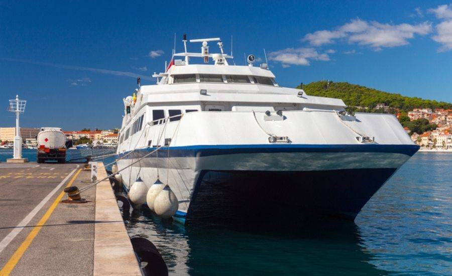 Catamaran in Croatia