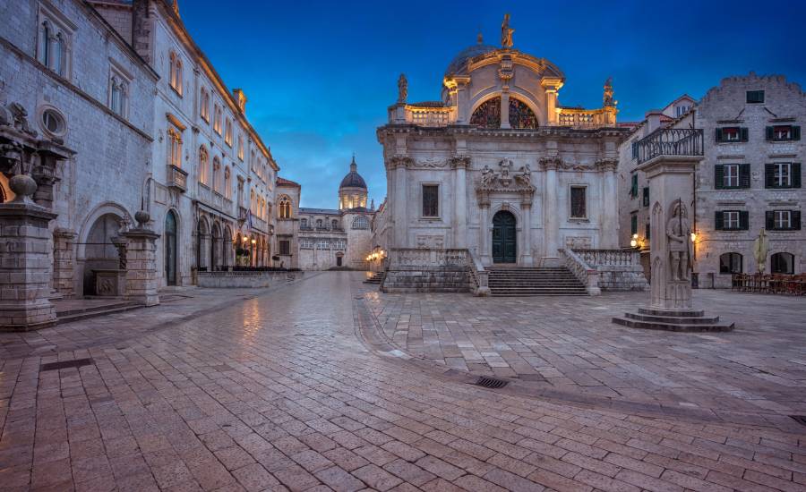 Dubrovnik Old Town at Night
