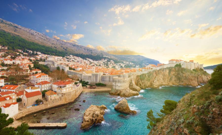 Dubrovnik view from fort 