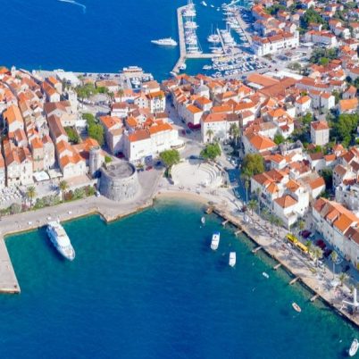 Small ship cruising in Croatia