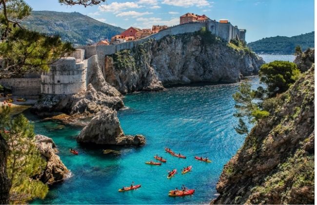 Kayaking in Dubrovnik
