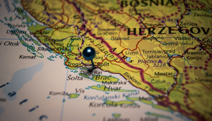 Map of Croatia