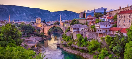 Mostar Bridge in Bosnia