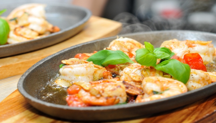 Prawns in garlic