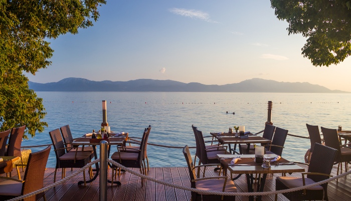 Sea bar in Croatia