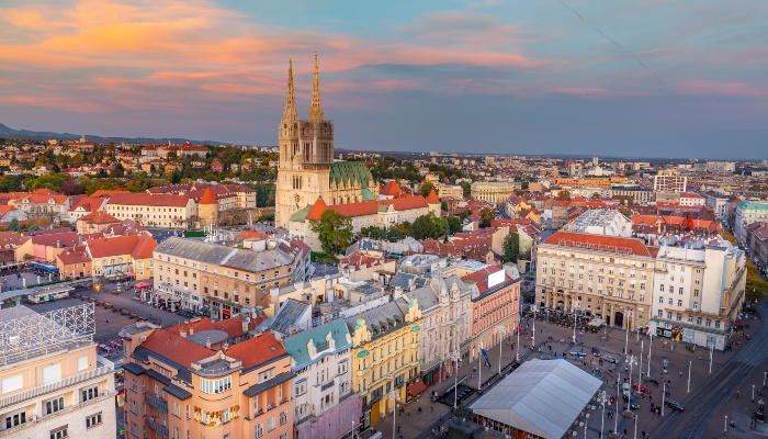 Skyline of Zagreb