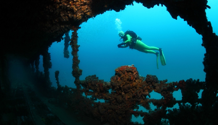 Wreck of Baron Gautsch, off Brijuni