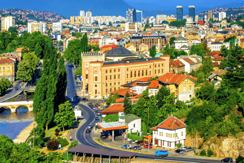 Sarajevo capital city, Bosnia